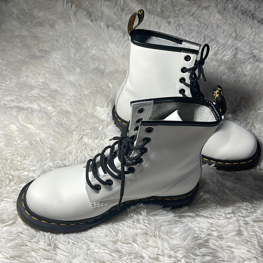 White doc Martins
